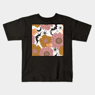 Batty Flowers Kids T-Shirt